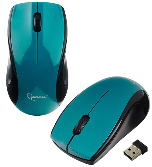 купить Мышь Gembird MUSW-320 черный оптическая (1000dpi) беспроводная USB (3but) в Алматы