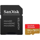 купить SanDisk Extreme microSDXC 64GB for Action Cams and Drones + SD Adapter 160MB/s A2 C10 V30 UHS-I U3; EAN: 619659170738 в Алматы
