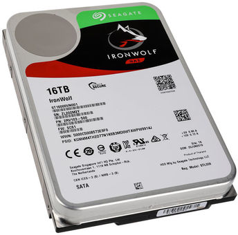 купить Жесткий диск для высокопроизводительных Enterprise NAS систем 16Tb HDD Seagate IronWolf SATA 6Gb/s 7200rpm 3.5* 256Mb ST16000VN001. Созданы и протестированы для систем NAS работающих круглосуточно и без выходных, которым они обеспечивают лучшую в отр в Алматы