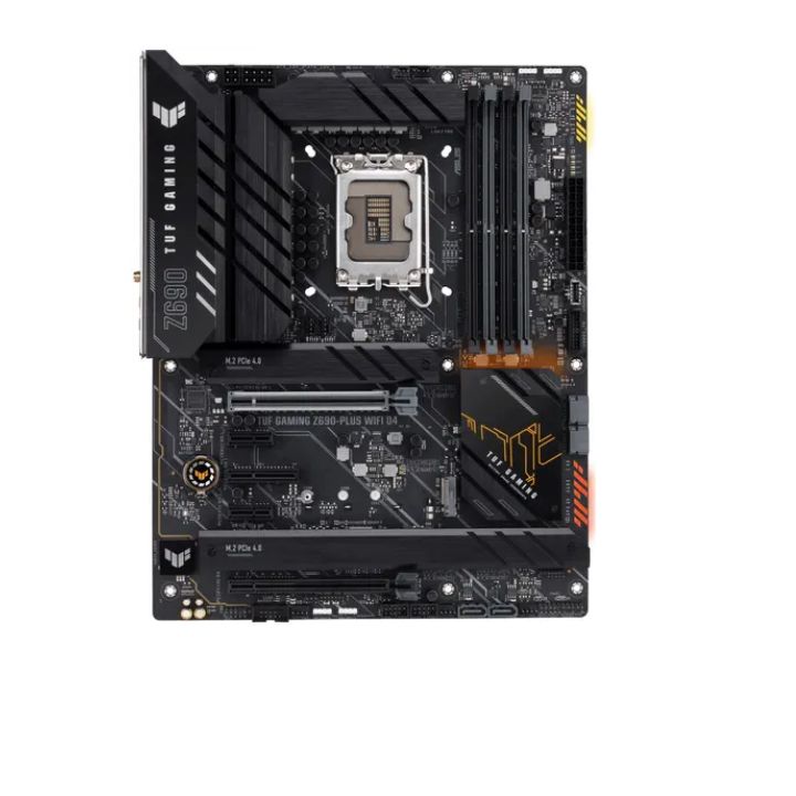 купить Материнская плата ASUS TUF GAMING Z690-PLUS WIFI D4, LGA1700 4xDDR4 4xSATA3 RAID 4xM.2 HDMI DP ATX в Алматы