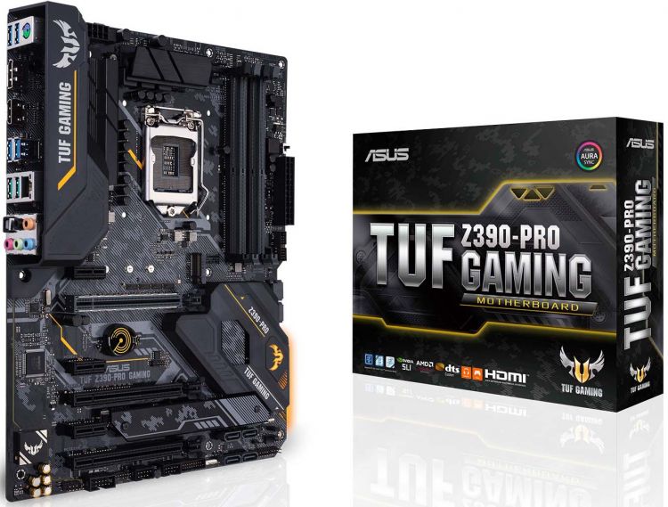 купить Материнская плата ASUS TUF Z390-PRO GAMING LGA1151, 4xDDR42666/2400/2133 MHz, 6 x SATA3, 2x M.2, 1 x DP 1xHDMI, 2xUSB3.1 Gen 2 Type-A, 4xUSB3.1 Gen 1 Type-A, ATX в Алматы