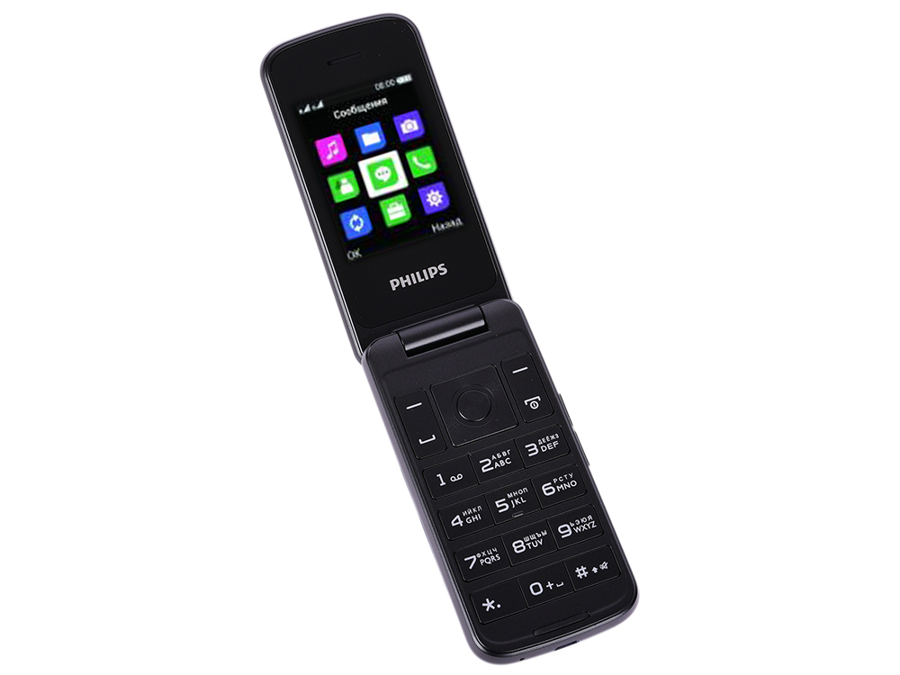 купить Мобильный телефон Philips E255 черный в Алматы