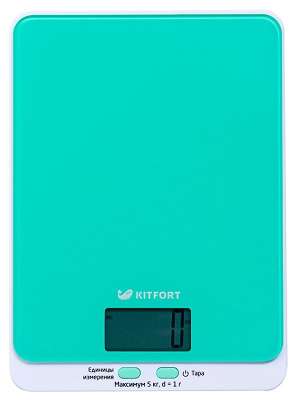 купить Весы кухонные Kitfort KT-803-1 зеленый в Алматы