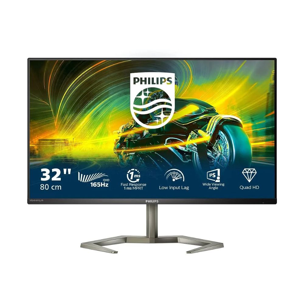 купить Монитор 27" PHILIPS 32M1N5500VS/00/01 VA 2560x1440 165Hz 1мс 550кд/м 3000:1 2xHDMI 2xDP 2x5W Черный в Алматы