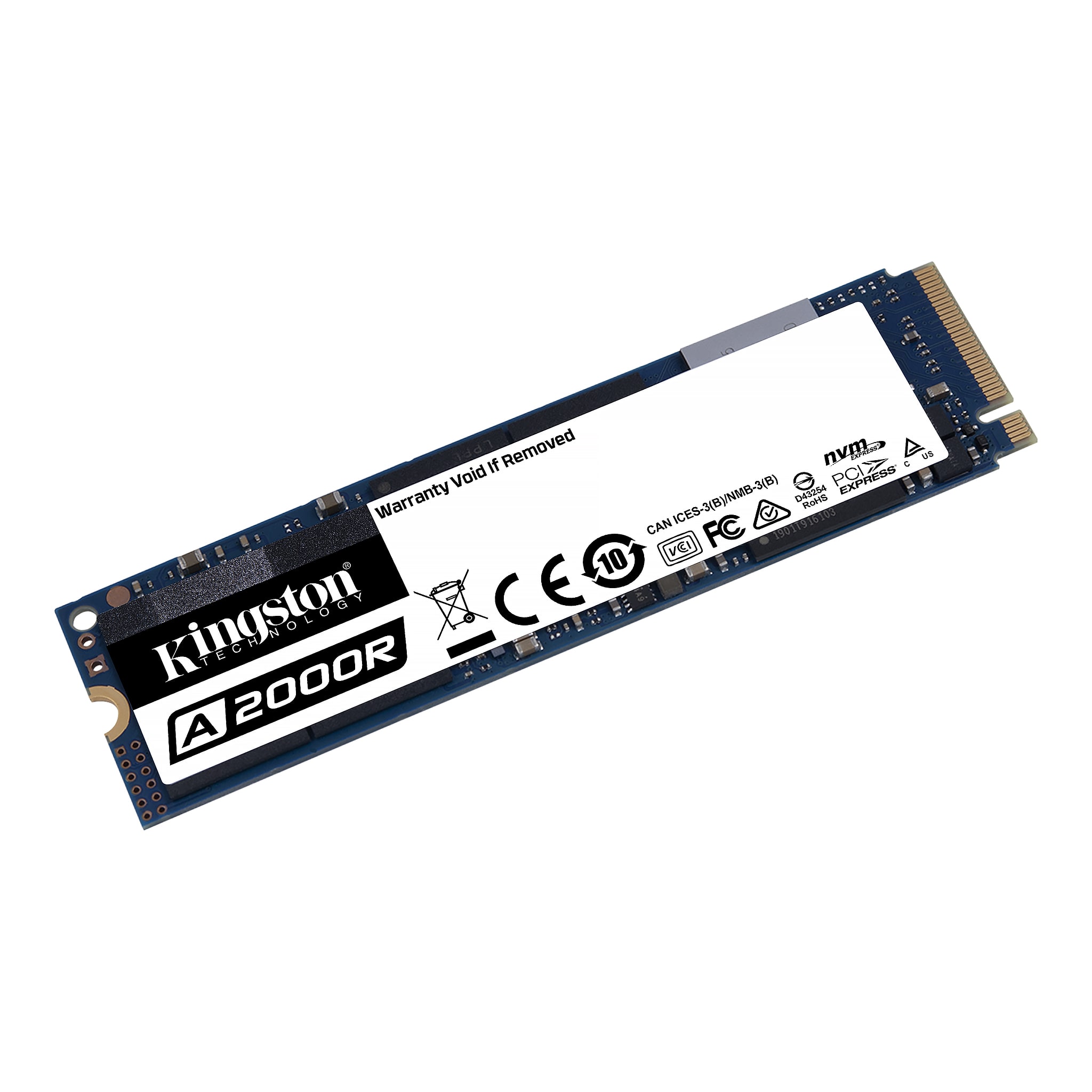 купить Твердотельный накопитель SSD 250 Gb, M.2 2280 Kingston A2000 SA2000M8/250G NVMe PCIe Gen 3.0x4 Lanes в Алматы