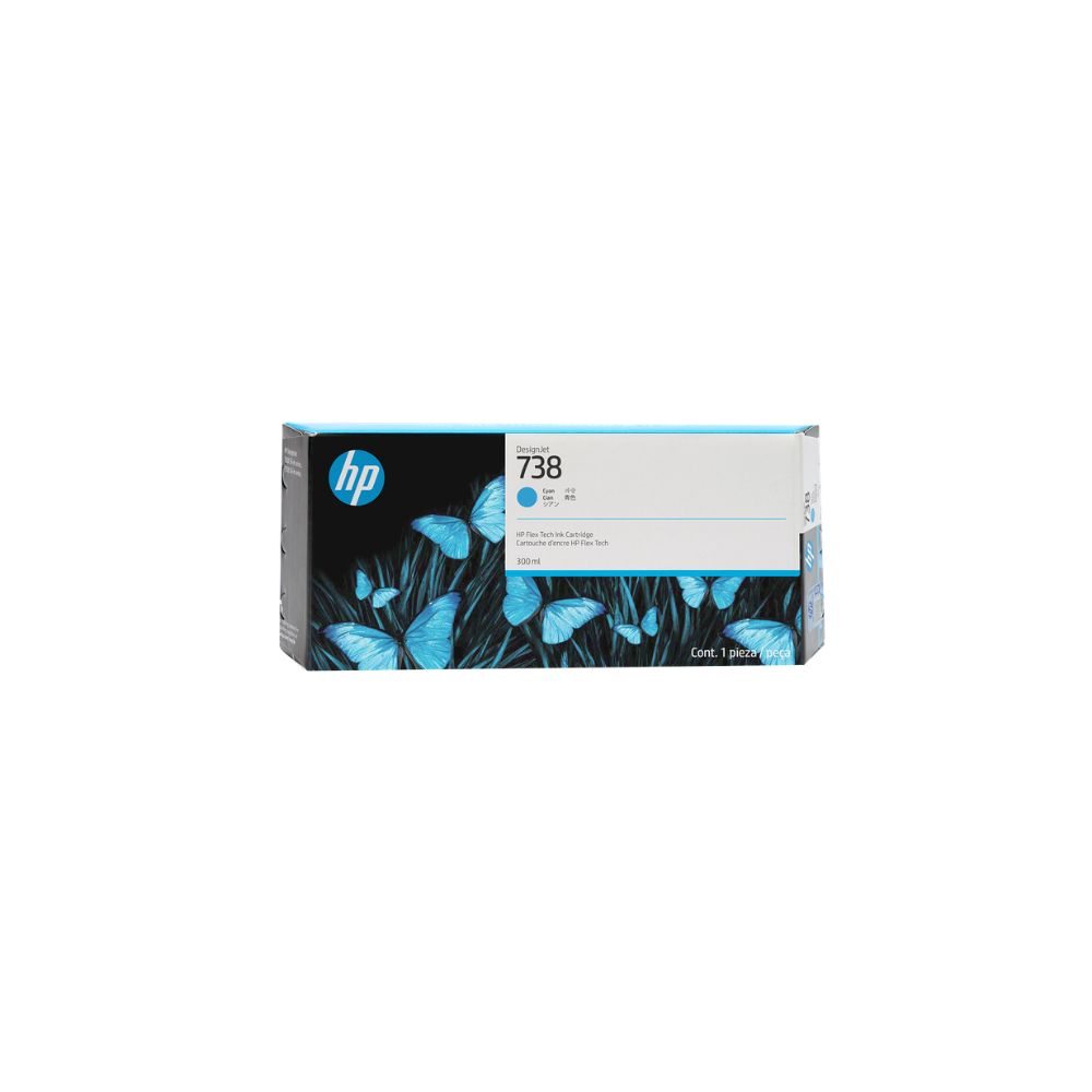 купить Картридж HP Europe 738 300-ml Cyan DesignJet Ink Cartridge (676M6A) в Алматы
