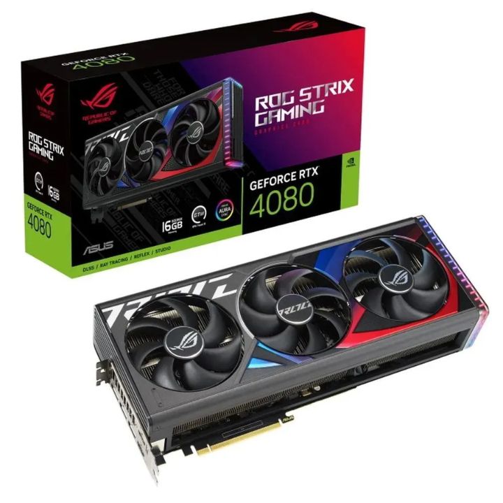 купить Видеокарта ASUS GeForce RTX 4080 16 ГБ (90YV0IC0-M0NA00) в Алматы