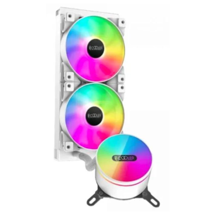 купить Водяное охлаждение для CPU PCCooler GI-CL240 ARGB TDP 250W LGA Intel/AMD White GI-CL240 ARGB WH в Алматы