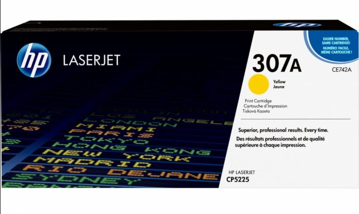 купить Картридж HP Europe/CE742AH/Лазерный/желтый в Алматы