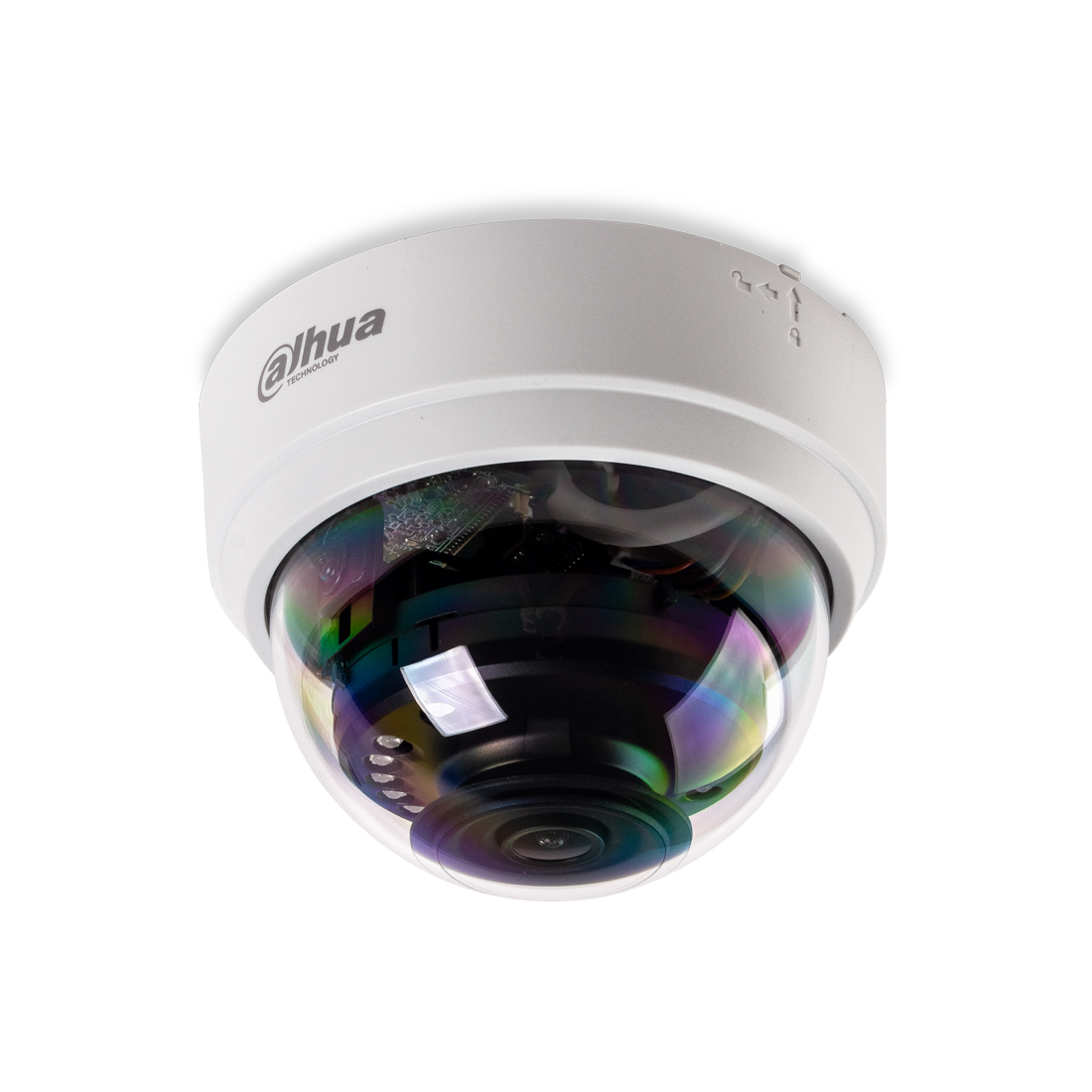купить Купольная видеокамера, Dahua, DH-IPC-HDPW1410TP-0280B, CMOS-матрица 1/3*, Функция день/ночь, 4.0 мега. Объектив: f=2,8 мм, Скор. записи: до 20 к/c (4М), DC 12V, PoE (802.3af) в Алматы