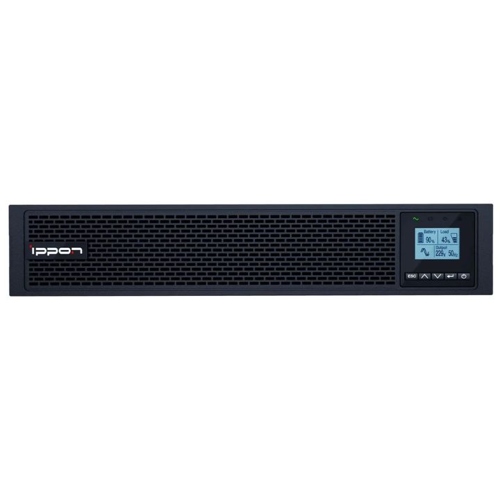 купить ИБП Ippon Innova RT II 3000 On-Line UPS 3000VA, 3000Вт, чист. синусоида, 8xC13+1xC19, USB/RS232  , бат., LCD, 2U в Алматы