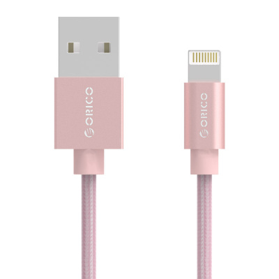 купить Кабель Lightning ORICO LTF-10-V2-PK <1М, USB2.0, Pink> в Алматы