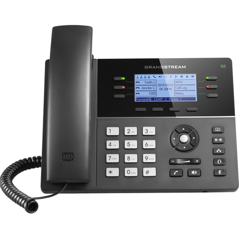 купить Grandstream GXP1760w, Mid Range HD IP Phone, WIFI, 6  line keys, 3 SIP accounts, 24 Programmable BLF/speed dial keys, HD (with power supply) в Алматы