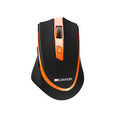 купить CANYON MW-13 2.4 GHz Wireless mouse ,with 6 buttons, DPI 800/1200/1600/2000/2400, Battery:AAA*2pcs ,Black-Orange 77.4*120.6*40.5mm 79g, в Алматы