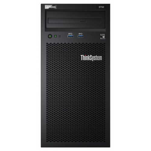купить Сервер Lenovo ST50 Xeon E-2226G  (6C 3.4GHz 12MB Cache/80W), SW RAID, 2xS4510 480GB, 1x16GB, 250W, N /  в Алматы