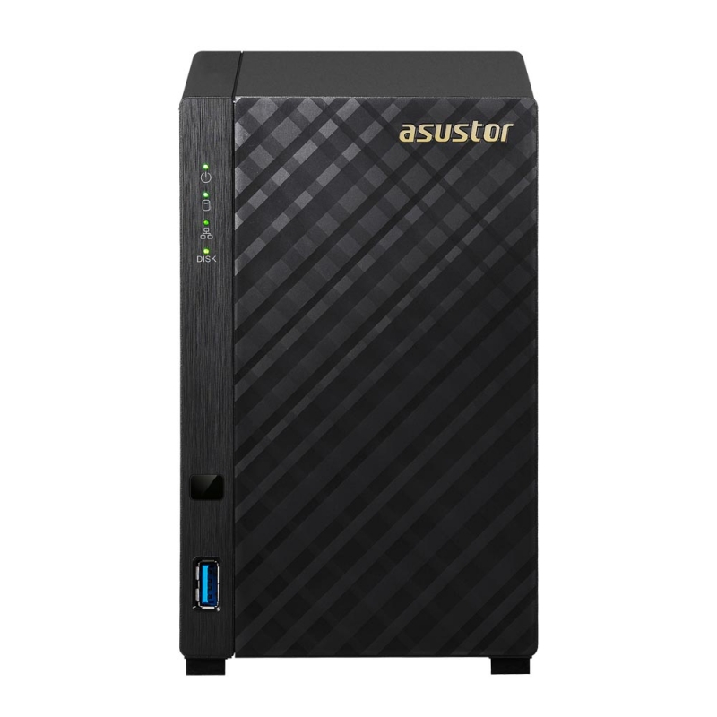 купить Сетевой накопитель ASUSTOR AS3102T 2-Bay NAS, Celeron Dual-Cor 2 GB GbEx1, 90IX00M1-BW3S20 в Алматы