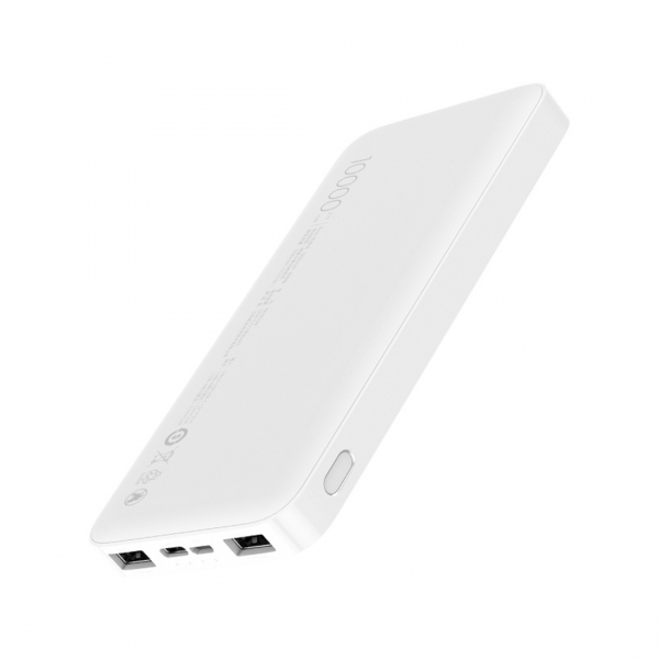 купить Портативное зарядное устройство, Xiaomi, Redmi Power Bank 10000mAh VXN4266CN/VXN4286GL, Выход USB: 2*1.5A, Индикатор заряда батареи, Белый в Алматы