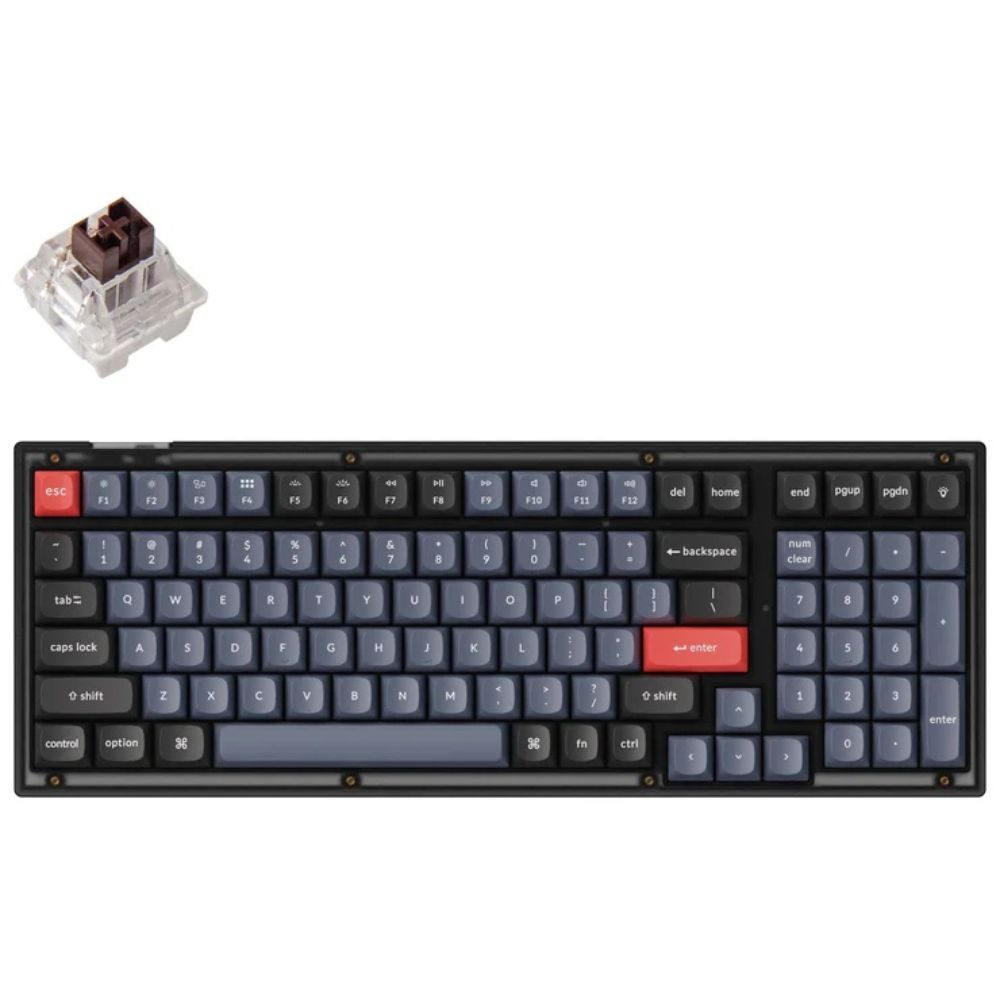 купить Клавиатура Keychron V5-A3 Frosted Black Brown Switch RGB Hot-Swap Keychron K pro&nbsp;V5A3_KEYCHRON в Алматы