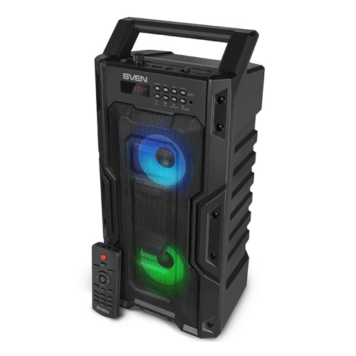 купить SVEN PS-435, черный, акустическая система 2.0, мощность 2x10 Вт (RMS), TWS, Bluetooth, FM, USB /  в Алматы