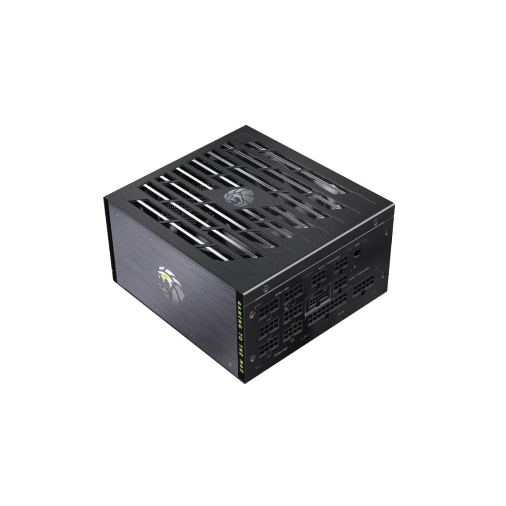 Купить БП ATX 1000W GameMax Lion Core 1000P, Platinum, 20+4/24+4/24+8/24+4+8/24+8+8,13.5 cm,3x6+2p+16 PCI-E в Алматы