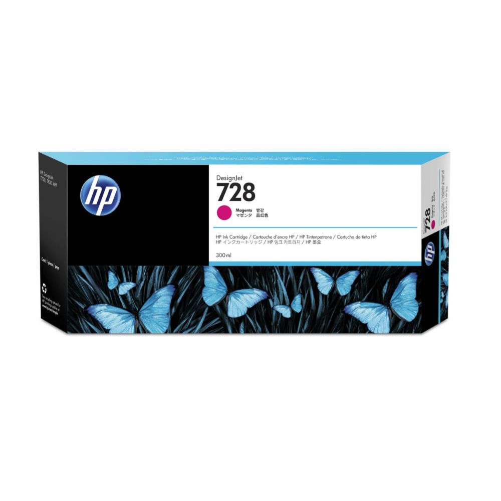 Купить Картридж струйный HP F9K16A №728, 300 мл, Пурпурный в Алматы