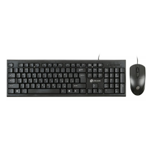 купить Клавиатура + мышь Oklick 640M клав:черный мышь:черный USB в Алматы