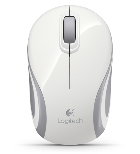 купить Мышь беспроводная Logitech M187 Mini Mouse, White (белая, оптическая, 1000dpi, 2.4 GHz/USB-ресивер, сверхпортативная) в Алматы