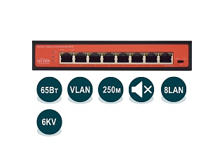 купить Wi-Tek WI-PS208H в Алматы