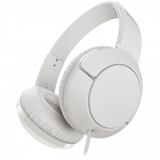 купить TCL On-Ear Wired Headset, Strong BASS, flat fold, Frequency of response: 10-22K, Sensitivity: 102 dB, Driver Size: 32mm, Impedence: 32 Ohm, Acoustic system: closed, Max power input: 30mW, Connectivity type: 3.5mm jack, Color Ash White в Алматы