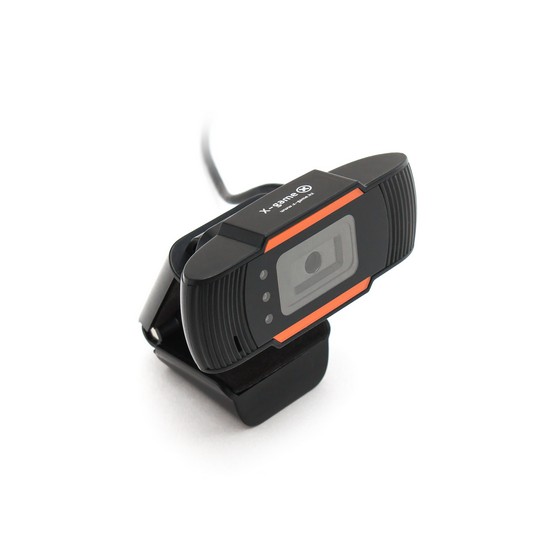 купить Веб-Камера, X-Game, XWH-90B, USB 2.0, CMOS, HD, Автоф-фокус, Цифровой микрофон, Крепление: пластиковый зажим, Чёрно-оранжевый в Алматы