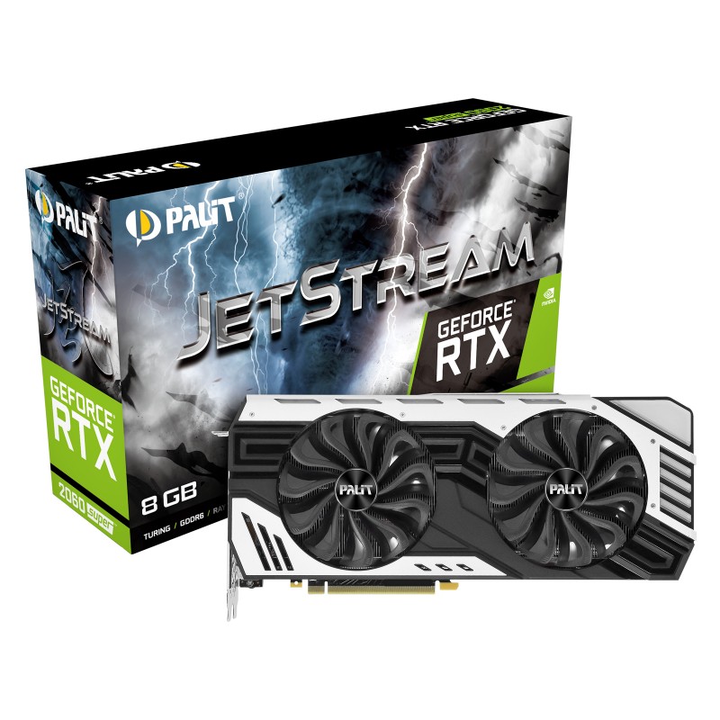 купить Видеокарта, PALIT, RTX2060 SUPER JS 8G (4710562241051), NE6206ST19P2-1061J, GDDR6, 256bit, 3*DP, HDMI, Цветная коробка в Алматы