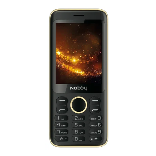 купить Мобильный телефон Nobby 321 черно-золотой в Алматы