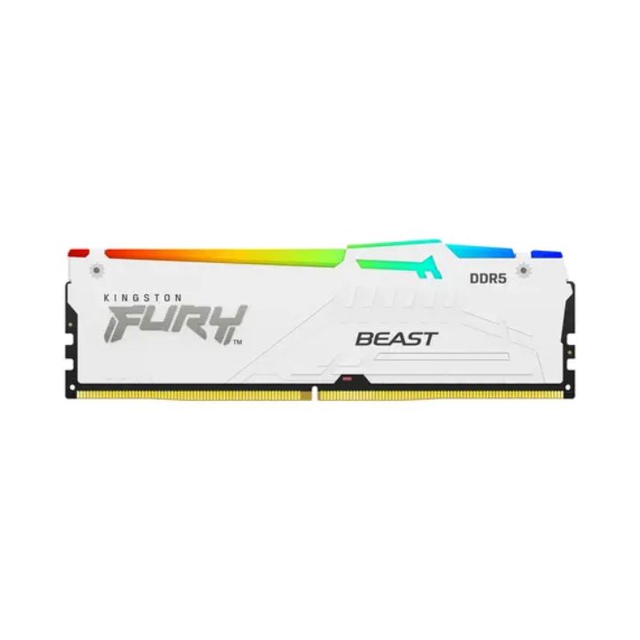купить Модуль памяти Kingston FURY Beast White RGB EXPO KF552C36BWEA-16 DDR5 16GB 5200MHz в Алматы