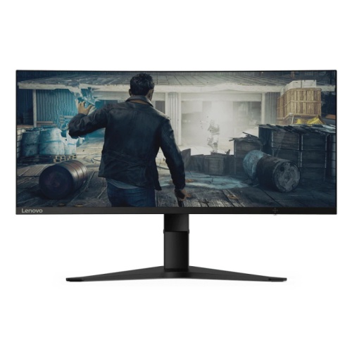 купить Монитор Lenovo G34w-10 34** 21:9 3440x1440(UWQHD) VA 144Hz, Curved, nonGLARE, 350cd/m2, H178&deg;/V178&deg;, 3000:1, 16.7M, 4ms, 2xDVI, HDMI, DP, Height adj, Tilt, Audio out, 3Y, Black в Алматы