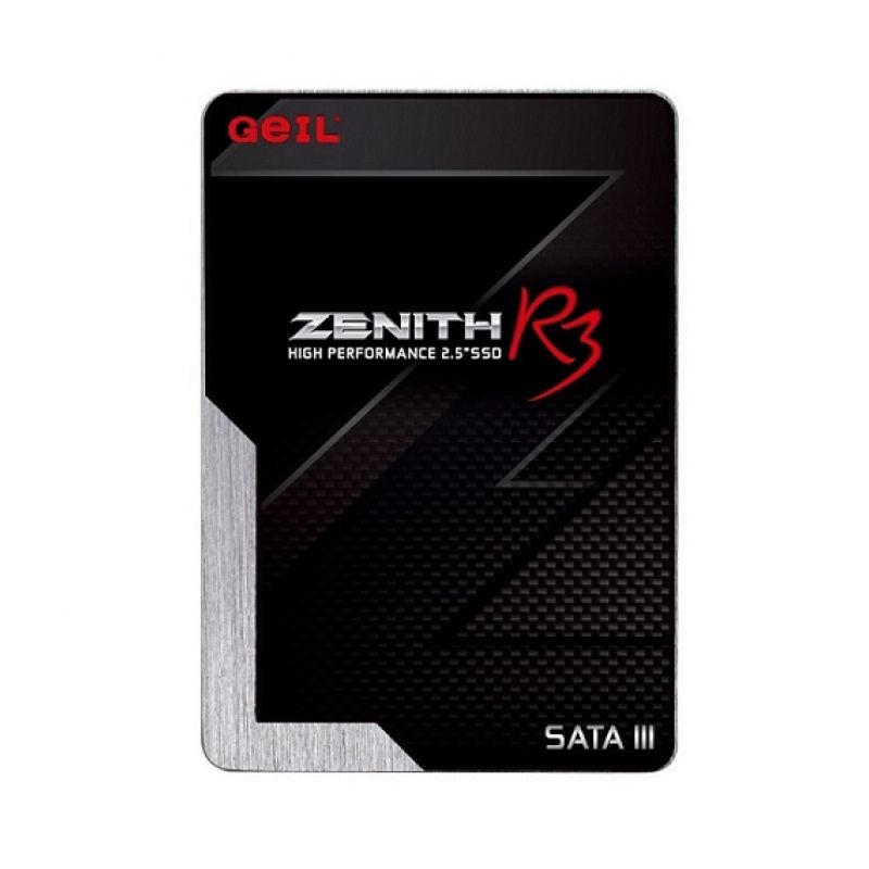 купить Твердотельный накопитель 512GB SSD GEIL GZ25R3-512G ZENITH R3 Series 2.5” SSD SATAIII Чтение 550MB/s, Запись 490MB/s MTBF 2 млн. часов Retail Box в Алматы