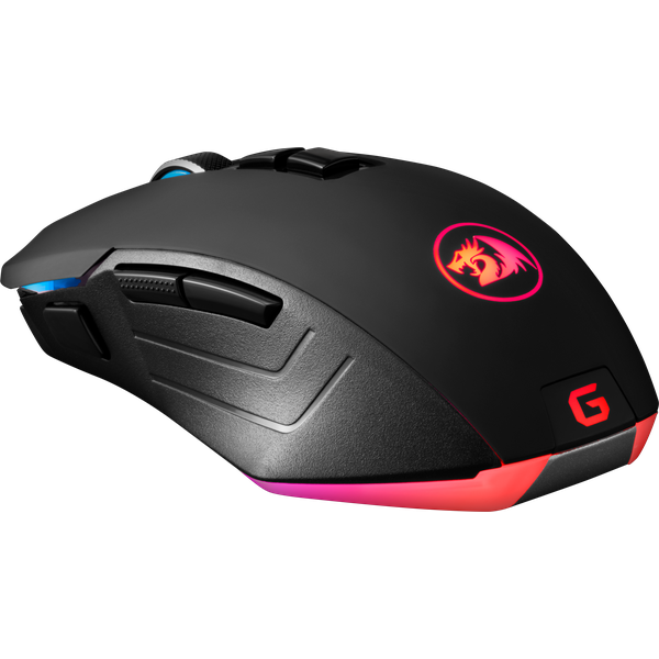 купить Мышь проводная игровая оптическая Redragon Dagger RGB (черный) USB, 9 кнопок, 100-10000 dpi, НОВИНКА в Алматы