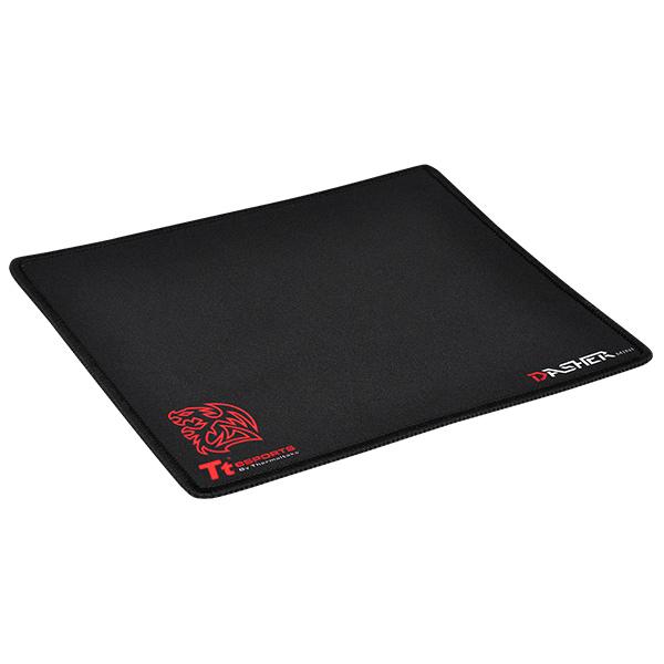 купить Коврик для компьютерной мыши, Thermaltake, DASHER LARGE, MP-DSH-BLKSLS-02, 450*400*4мм, Тканевый гибкий, Гладкая поверхность, Чёрный в Алматы