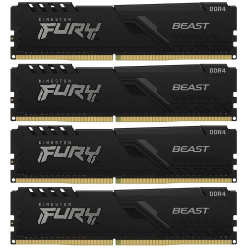 купить Модуль памяти Kingston Fury Beast KF432C16BBK4/32 DDR4 DIMM 32Gb 3200 MHz CL16 в Алматы