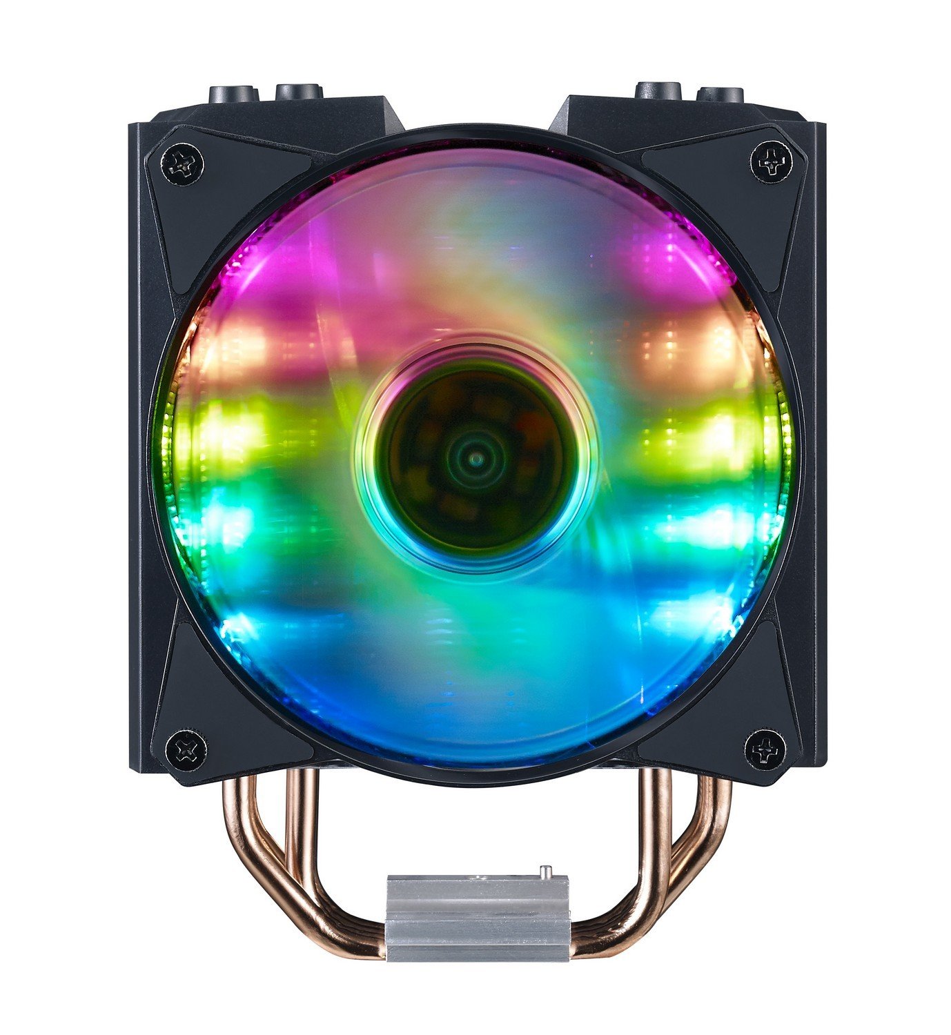 купить Вентилятор для CPU CoolerMaster MasterAir MA410M Intel&AMD RGB 4-pin(PWM) 600-1800RPM 31dBA(Max) LGA1151/1150/1155/2066/2011-v3/2011/AM4/AM3+/FM2+ MAM-T4PN-218PC-R1 в Алматы
