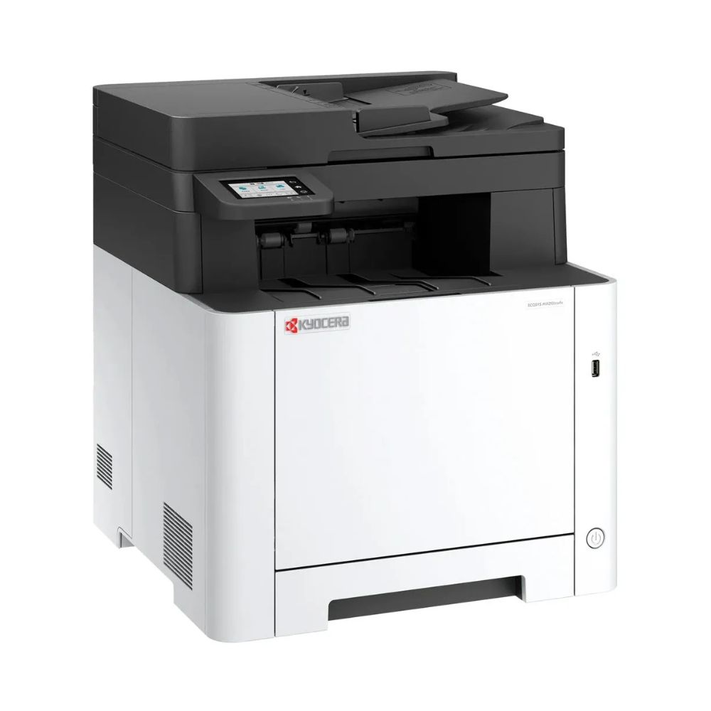 купить МФУ лазерное Kyocera ECOSYS MA2101cfx (A4), цветное, Printer/Scanner/Copier/Fax, 1200x1200 dpi, 21 ppm, 1 Gb, 1 GHz, tray 50+250 sheets, ADF 50 sheets, USB+Ethernet, Duplex, 2.7* touchscreen, drum 100k, starter toner в Алматы