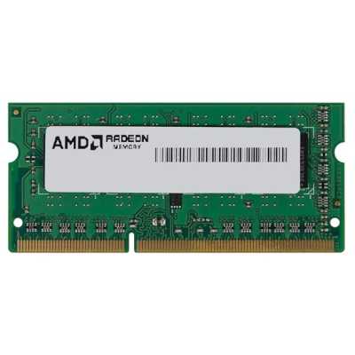 купить Оперативная память для ноутбука AMD Radeon 4GB AMD Radeon&trade; DDR4 3200 SO-DIMM R9 Gamers Series Black Gaming Memory Non-ECC, CL16, 1.2V, Bulk R944G3206S1S-UO в Алматы