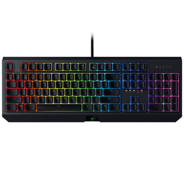 купить Клавиатура, Razer, BlackWidow (Green Switch), RZ03-02861100-R3R1, Игровая, Механические переключатели Razer Green, Программируемые клавиши, USB, Размер: 154*366*39 мм., Анг/Рус, Чёрный в Алматы