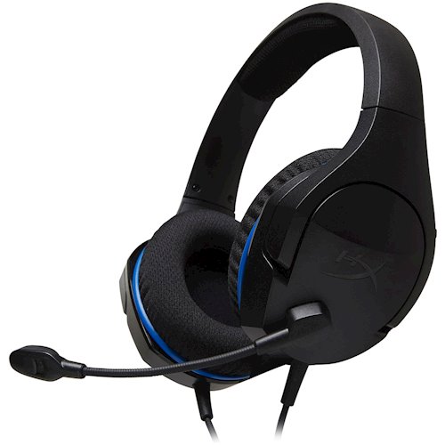 купить Наушники, HyperX, HX-HSCSC-BK, Игровая гарнитура, Микрофон поворотный гибкий, Динамики 40 мм, 30-500 мВт, 20-20000гц, 3.5 Mini Jack, Чёрный, Цветная коробка в Алматы