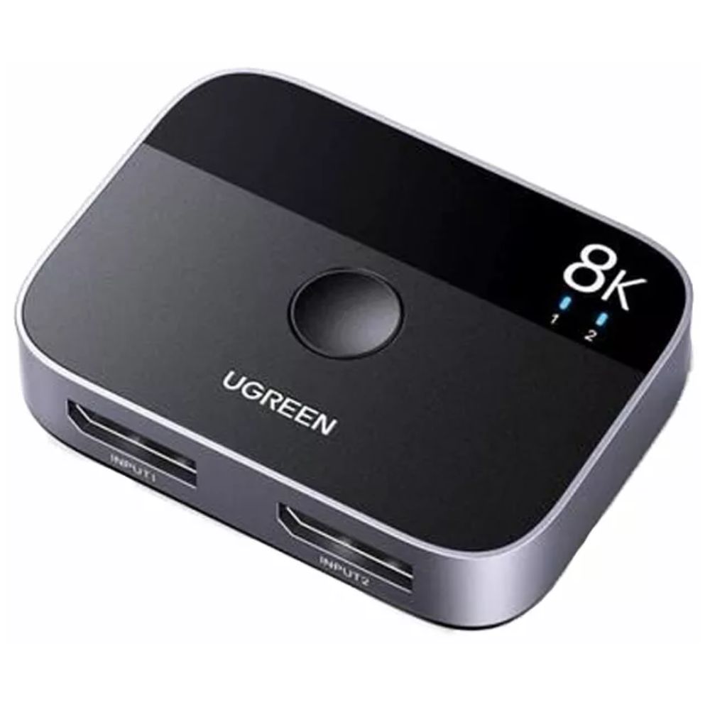 купить Сплиттер-переключатель 8K 4K Ugreen CM665 DisplayPort Bi-directional Switch 15708 в Алматы