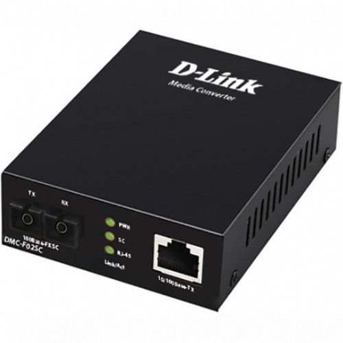 купить Автономный медиаконвертер многомод 2 км D-Link DMC-F02SC/B1A в Алматы