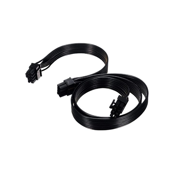 купить Кабель питания X-Game PCI-e 8Pin To 2 Port 6+2 Pin Black в Алматы