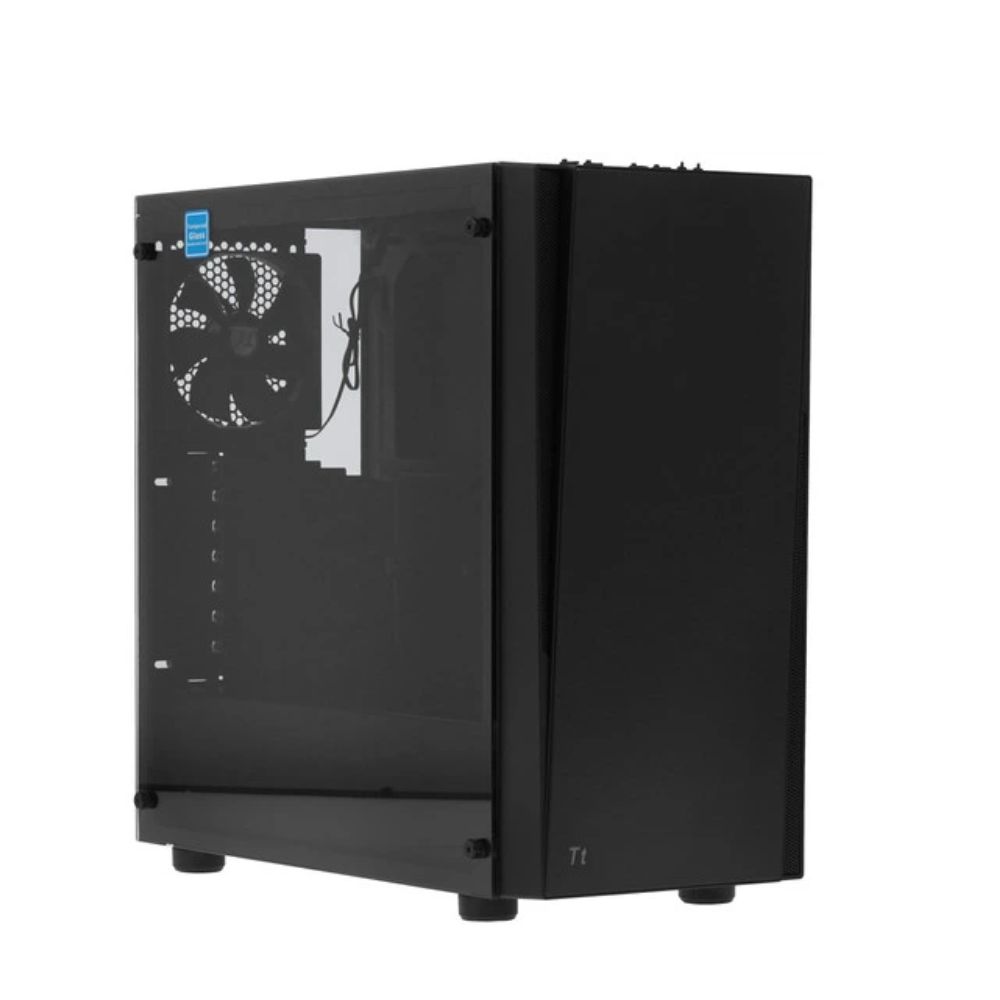Купить Корпус Thermaltake Versa J21 TG, Midi Tower, ATX, Black, 2x3.5*/2x2.5*, 2xUSB, 2хUSB3.0 CA-1K1-00M1WN-00 в Алматы
