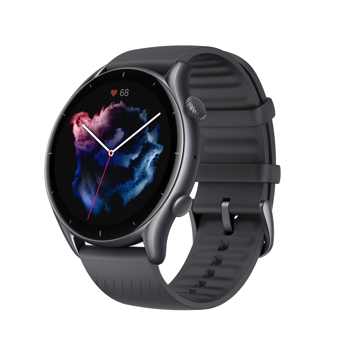 купить Смарт часы, Amazfit, GTR 3 A1971, Дисплей 1.39* AMOLED HD, Разрешение 326 PPI, Водонепроницаемость (5 АТМ), GPS, Батарея 450 мАч, Черный гром в Алматы