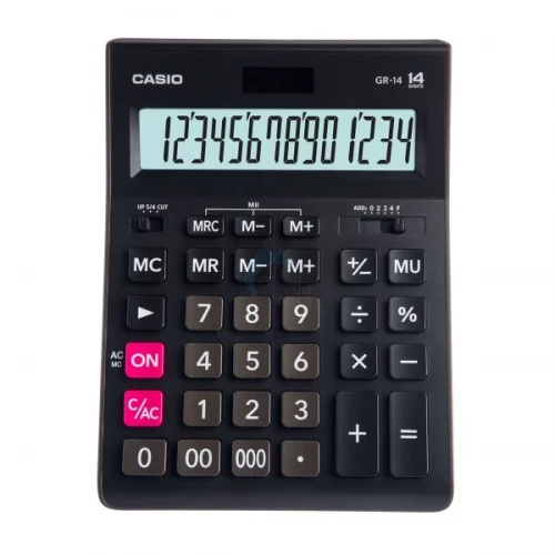 купить Калькулятор настольный CASIO GR-14-W-EP в Алматы