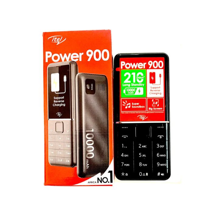 купить Мобильный телефон ITEL Power 900 CX01 Black в Алматы